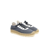 Sneaker en polyester bleu