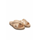 Beige Sheepell Sandale