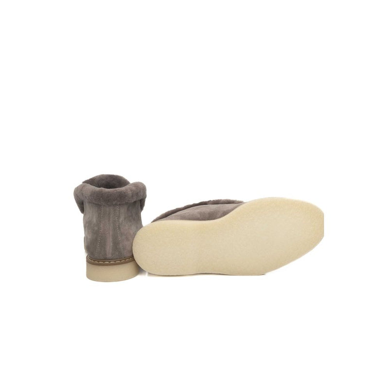 Botte en cuir de vache beige