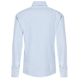 Chemise en coton bleu clair