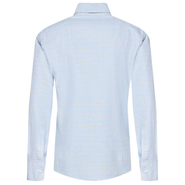 Camicia di cotone azzurro