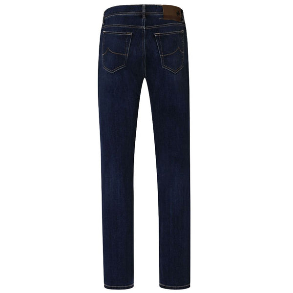 Jeans di cotone blu e pantalone