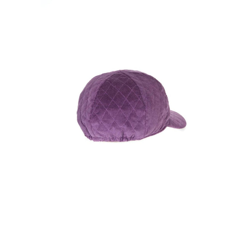 Chapeau de coton violet