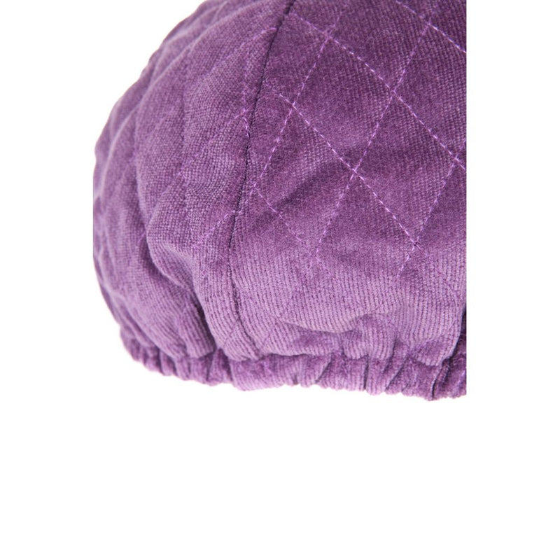 Chapeau de coton violet