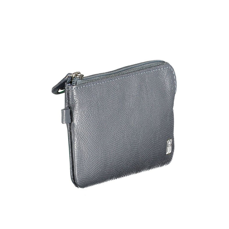 Blau Leder Brieftasche