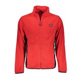 Roter Polyesterpullover