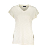 Tops de viscose blanc et t-shirt