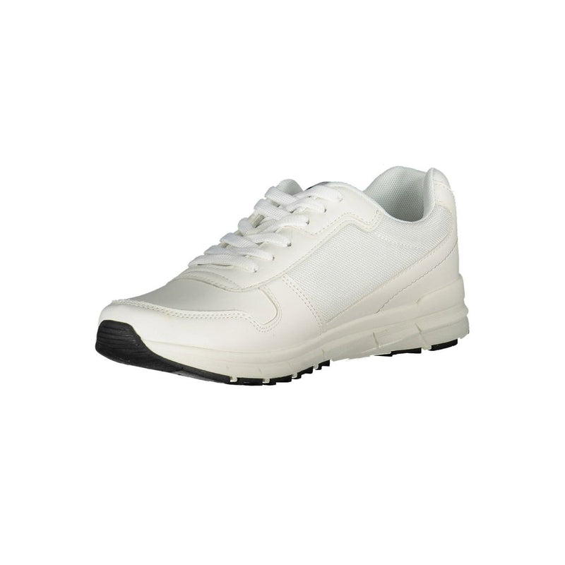 Sneaker in poliestere bianco