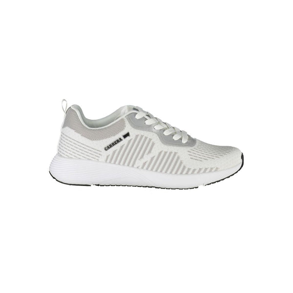 Sneaker in poliestere bianco