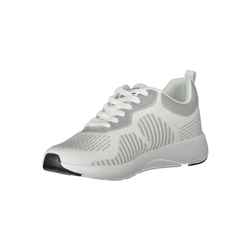 Sneaker in poliestere bianco