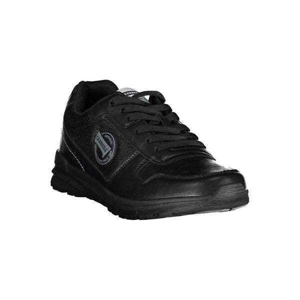 Zapatilla de poliéster negro