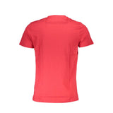 Rotes Baumwollt-Shirt