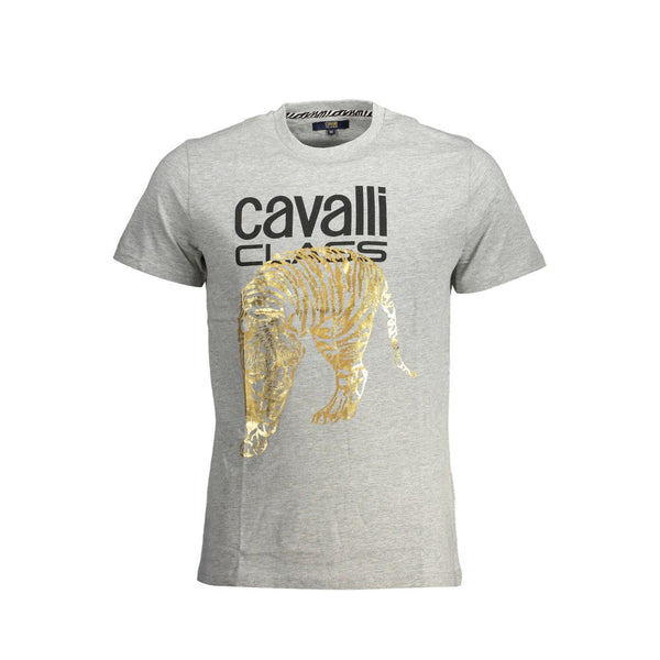 T-shirt di cotone grigio