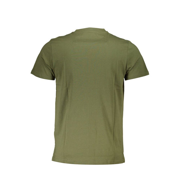 Camiseta de algodón verde