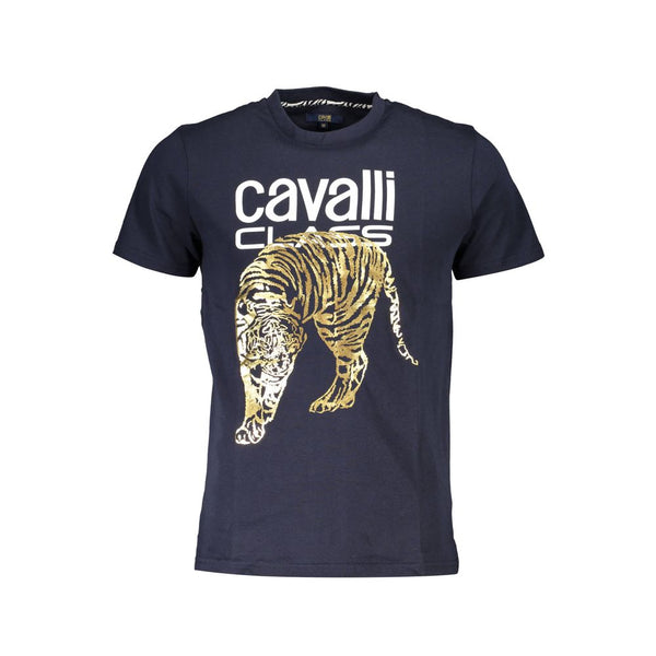 T-shirt en coton bleu