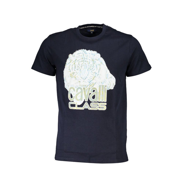 T-shirt di cotone blu