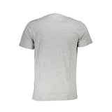 Camiseta de algodón gris