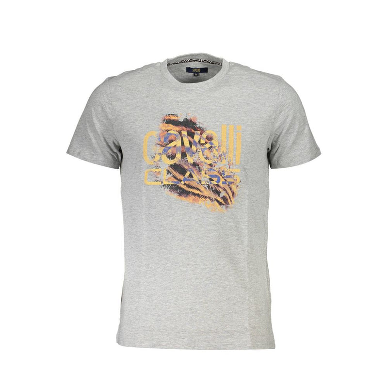 T-shirt di cotone grigio