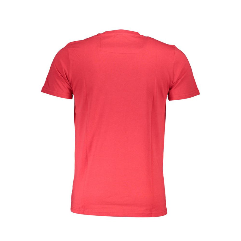 Rotes Baumwollt-Shirt