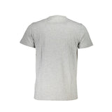 Camiseta de algodón gris