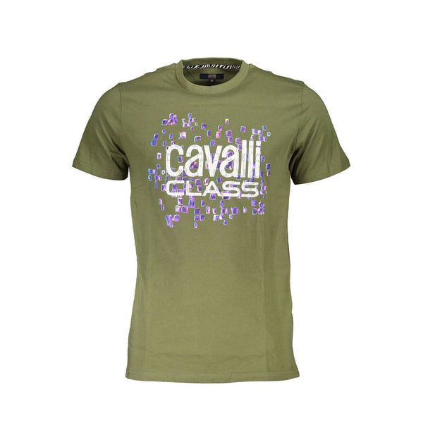 Camiseta de algodón verde