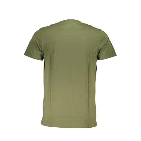 Camiseta de algodón verde