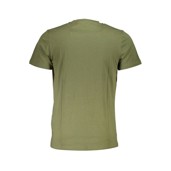 Camiseta de algodón verde