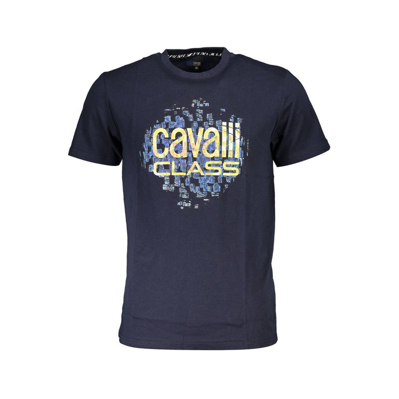 T-shirt di cotone blu