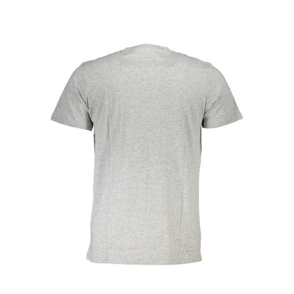 Camiseta de algodón gris