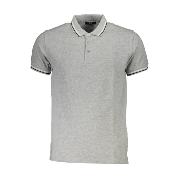 Polo en coton gris