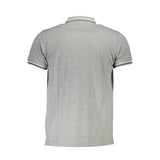 Gray Cotton Polo Shirt