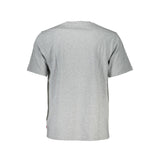 Camiseta de algodón gris