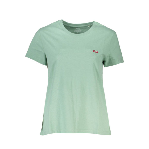 Tops et t-shirts en coton vert