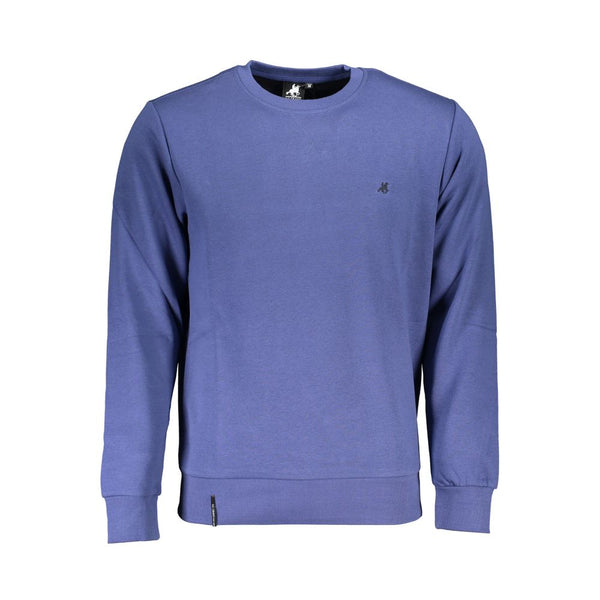 Pull en coton bleu