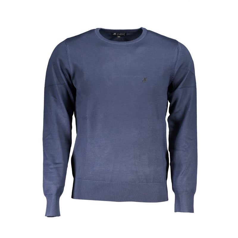 Blauer Nylonpullover