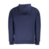 Blauer Baumwollpullover