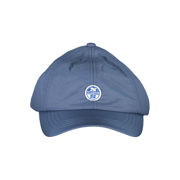 Cappelli in nylon blu e cappuccio