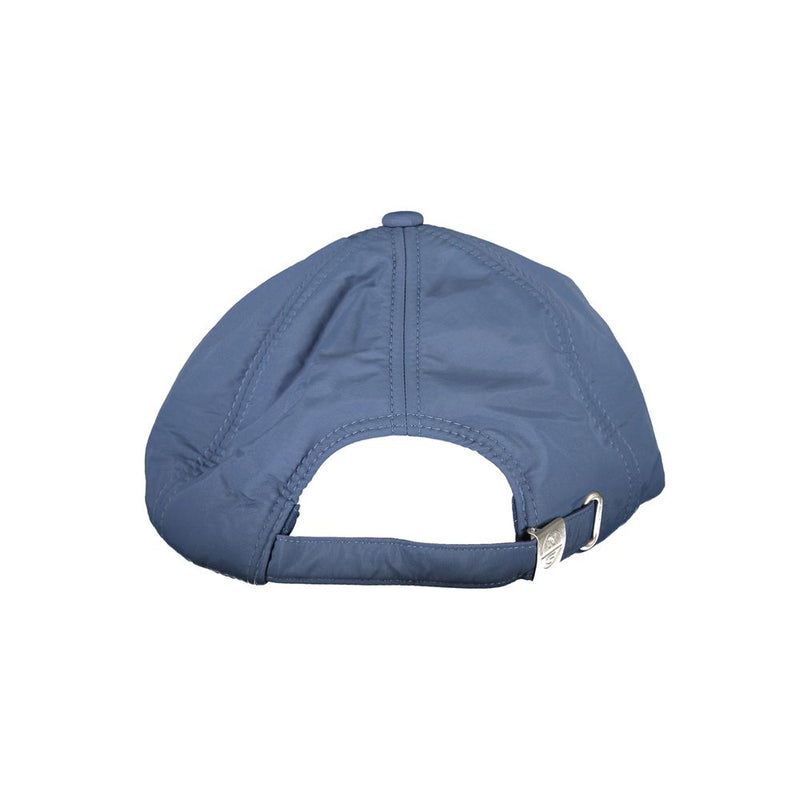 Cappelli in nylon blu e cappuccio