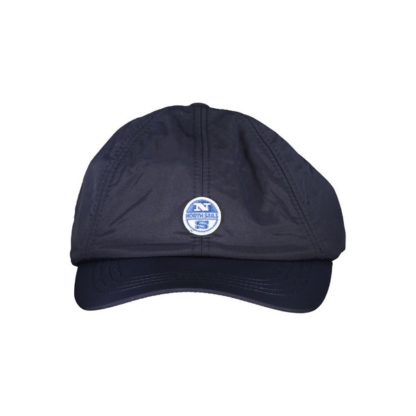 Cappelli in nylon blu e cappuccio