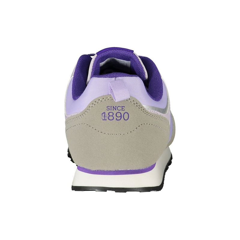 Sneaker en polyester violet