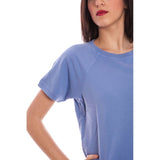 Maglione di cotone blu