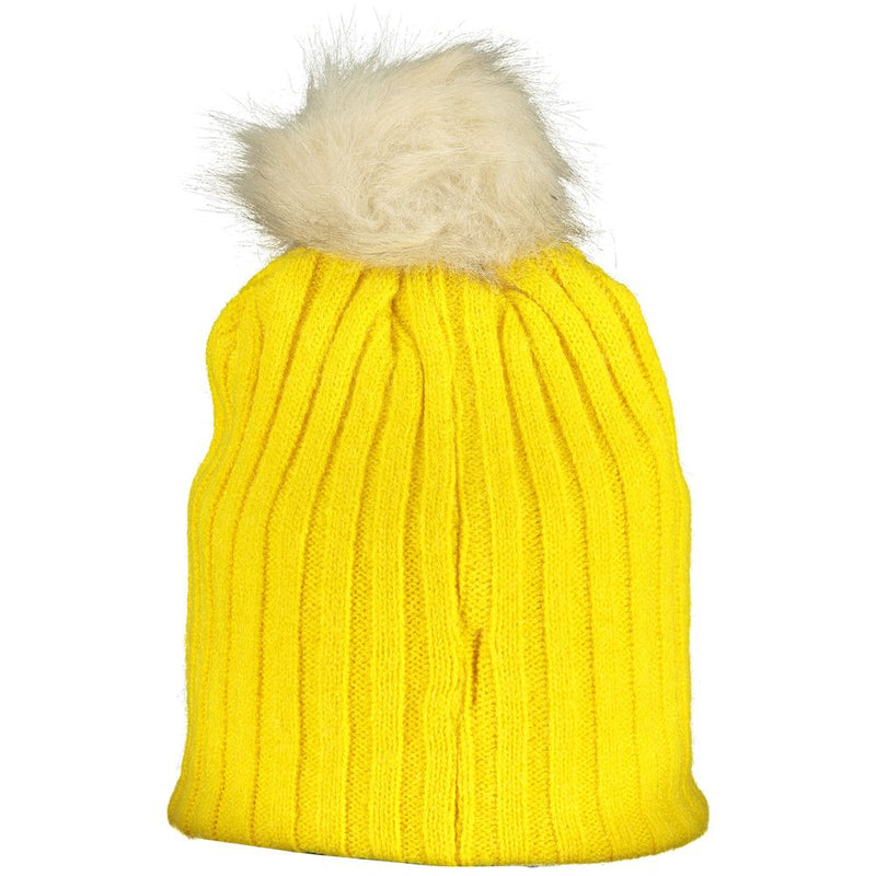 Chapeau en polyester jaune