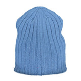 Cappelli in poliestere azzurro e cappuccio