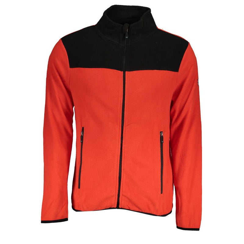 Pull en polyester rouge