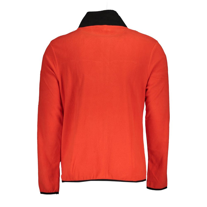 Roter Polyesterpullover