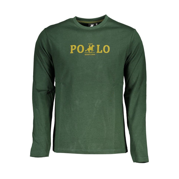 Camiseta de algodón verde