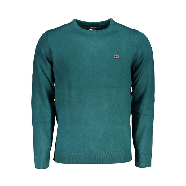 Maglione in tessuto verde