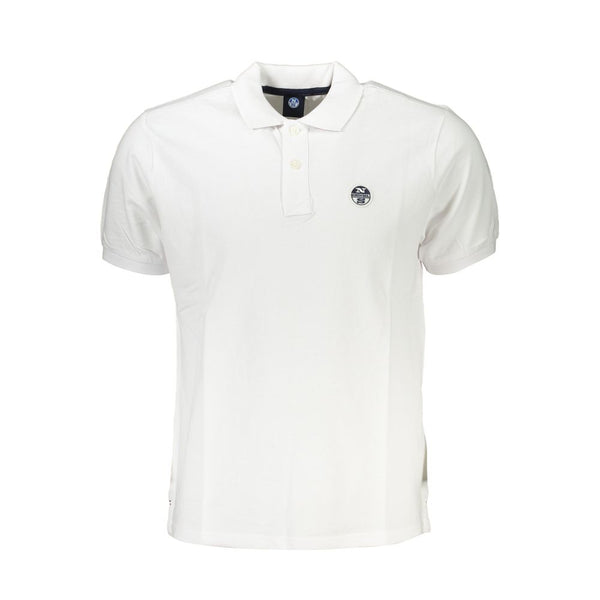 White Cotton Polo Shirt