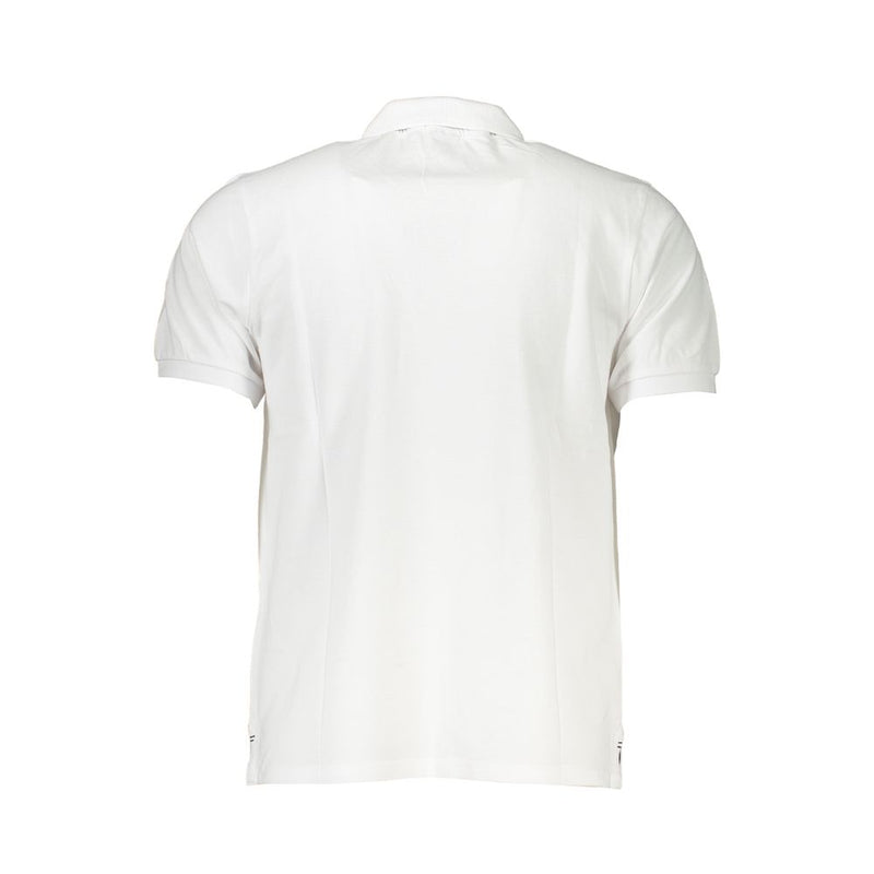 White Cotton Polo Shirt