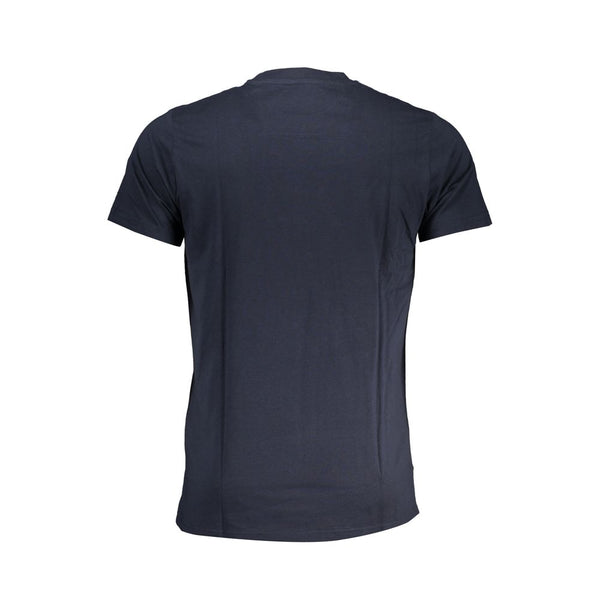 T-shirt en coton bleu